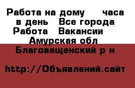 Работа на дому 2-3 часа в день - Все города Работа » Вакансии   . Амурская обл.,Благовещенский р-н